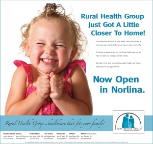 Rural Health Group - Norlina Clinic Opening designed by les atkins PR, Inc.