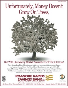 Roanoke Rapids Savings Bank - Money Market Account Campaign